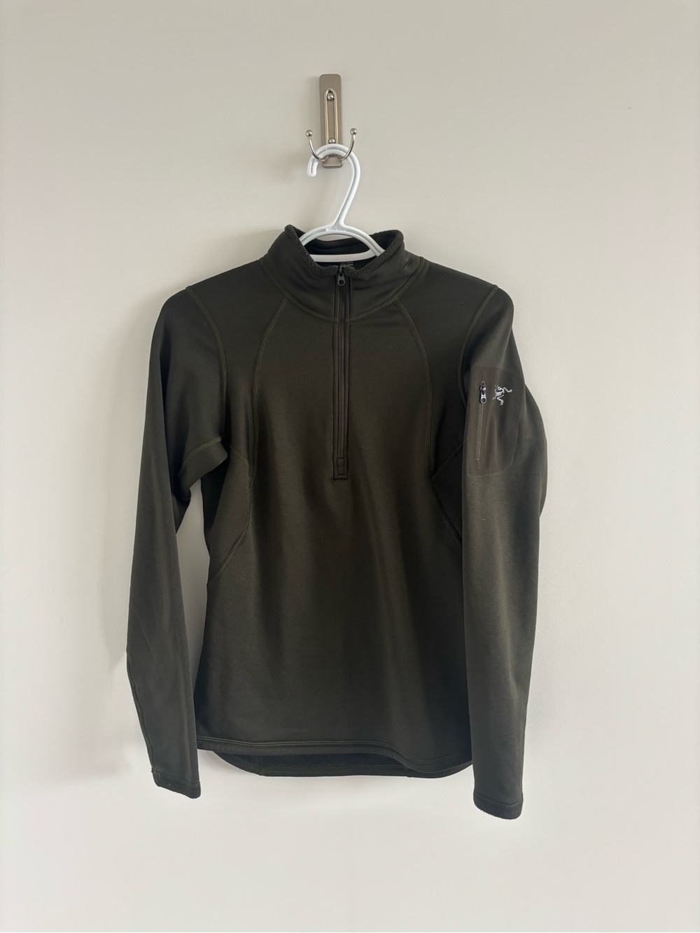Arc'teryx Green Women's Fleece Crew 1/2 Zip Pullover
